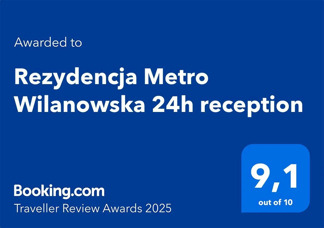Apartment Rezydencja Metro Wilanowska 24H Reception Warsaw